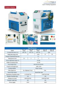 Laser cleaning products